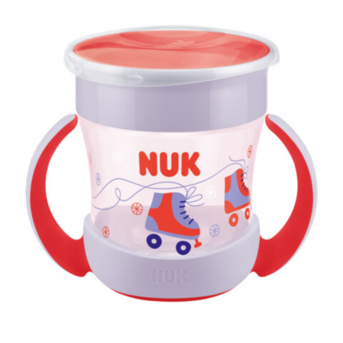 Nuk Mini Magic Cup με Χείλος και Καπάκι 6+ μηνών μωβ (10.751.278), 160ml